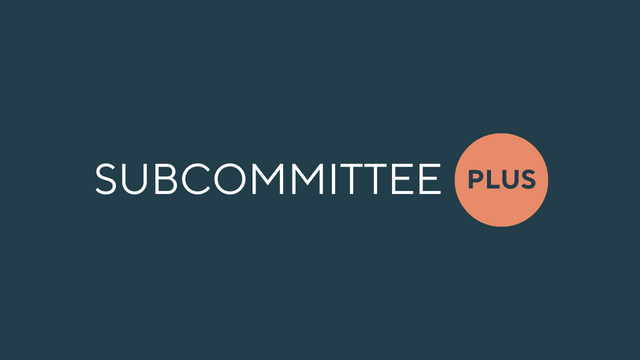 subcommittee plus governwith