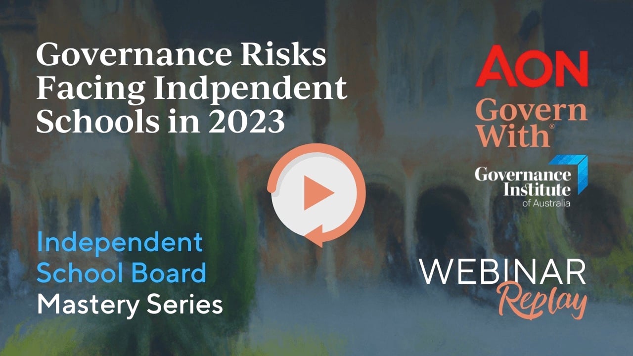 Aon Independent Schools Webinar replay- Jan 2023